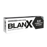 BlanX Black Dentifricio Nero Antimacchia Ai Carboni Attivi, 75 ml