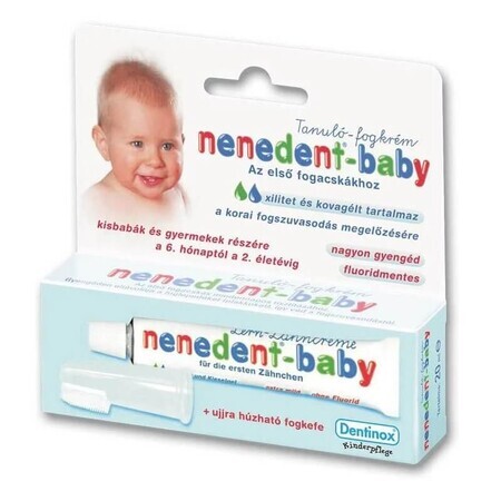 Dentifricio per neonati Nenedent Baby, 20 ml, Dentinox Berlin