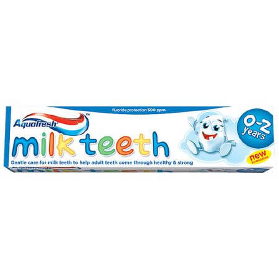 Dentifrice pour enfants 0-2 ans Milk Teeth Aquafresh, 50 ml, Gsk