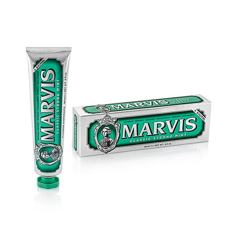 Dentifrice à la menthe forte Classic Strong Mint Marvis, 85 ml, Ludovico Martelli