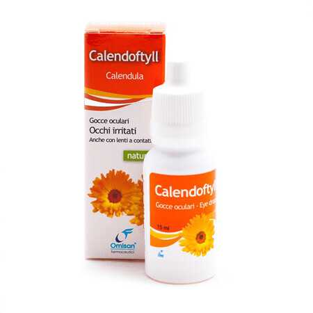 CalendOftyll Gouttes de souci pour les yeux irrités, 15 ml, Omisan Farmaceutici