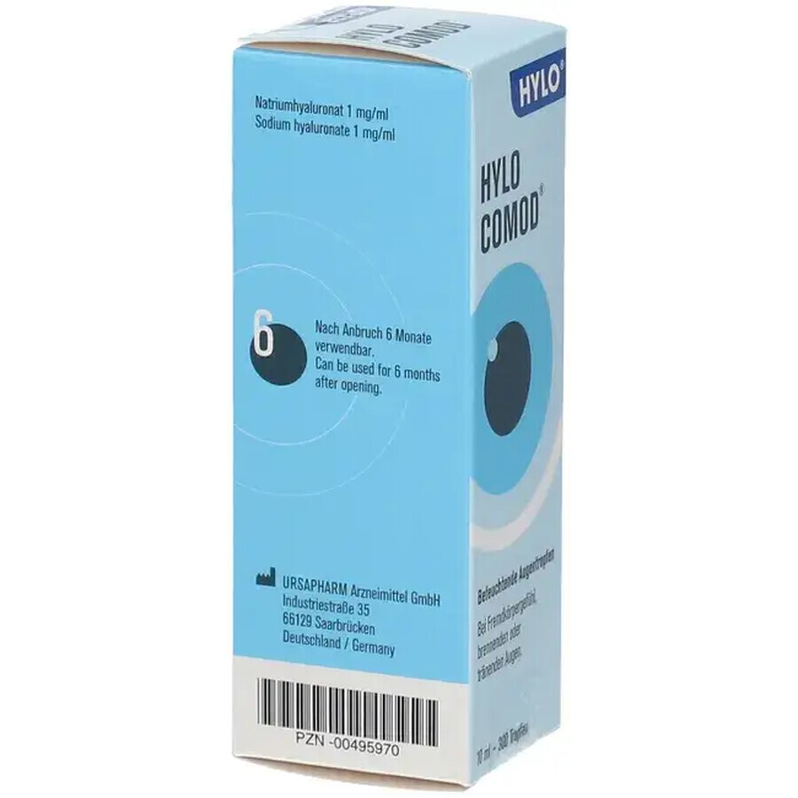 Hylo-Comod, collyre lubrifiant 10 ml, Ursapharm