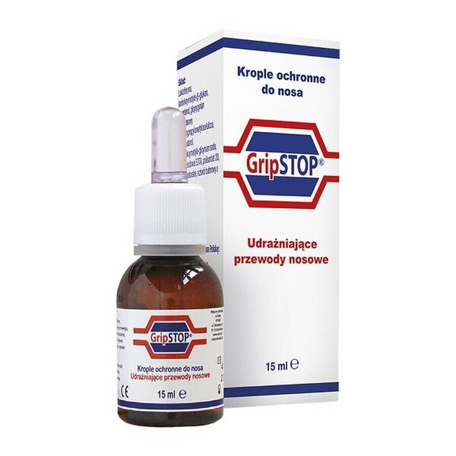 GripStop Nasentropfen, 15 ml, Plantamed