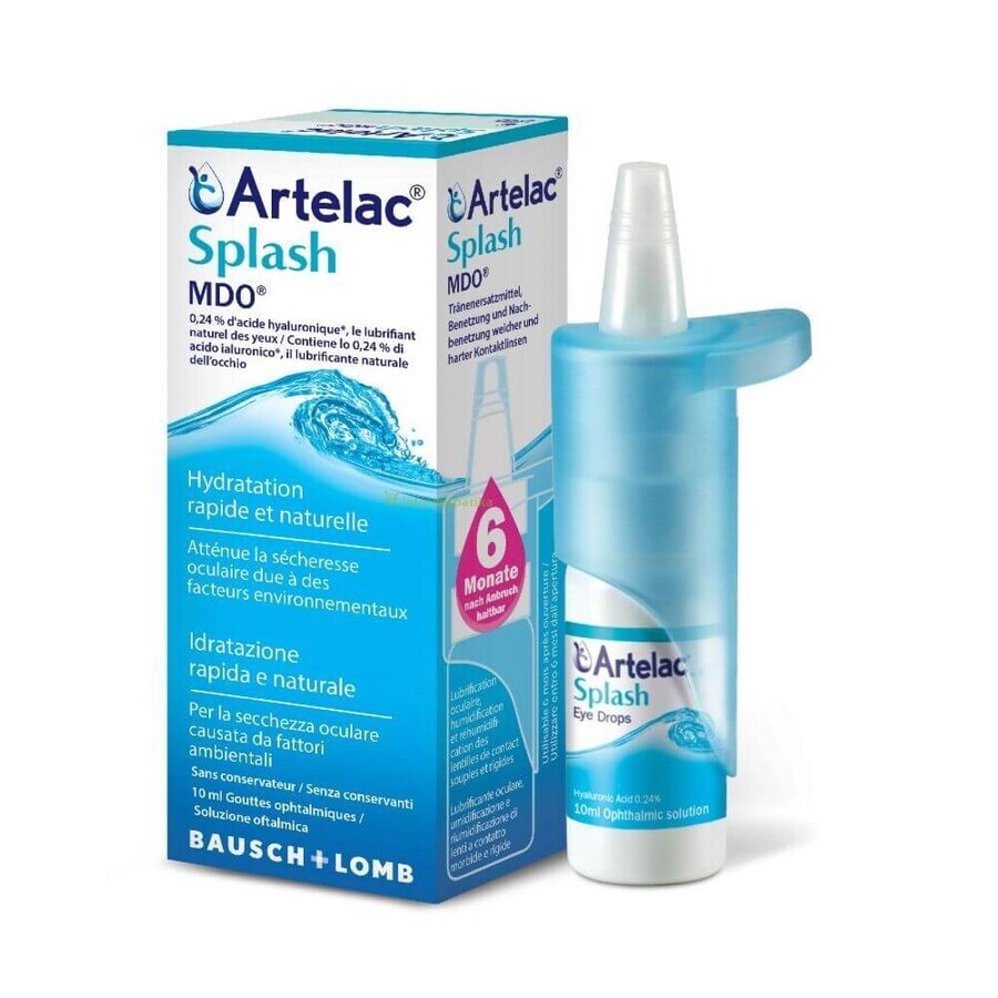 Artelac Splash MDO Augentropfen, 10 ml, Bausch Lomb Bewertungen
