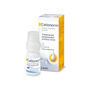 Cationorm collyre 10 ml, Santen