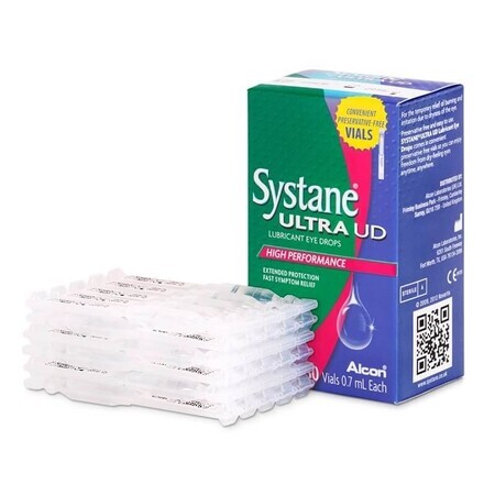 Systane Ultra UD picaturi oftalmice lubrifiante 0.7 ml, 30 unidoze, Alcon