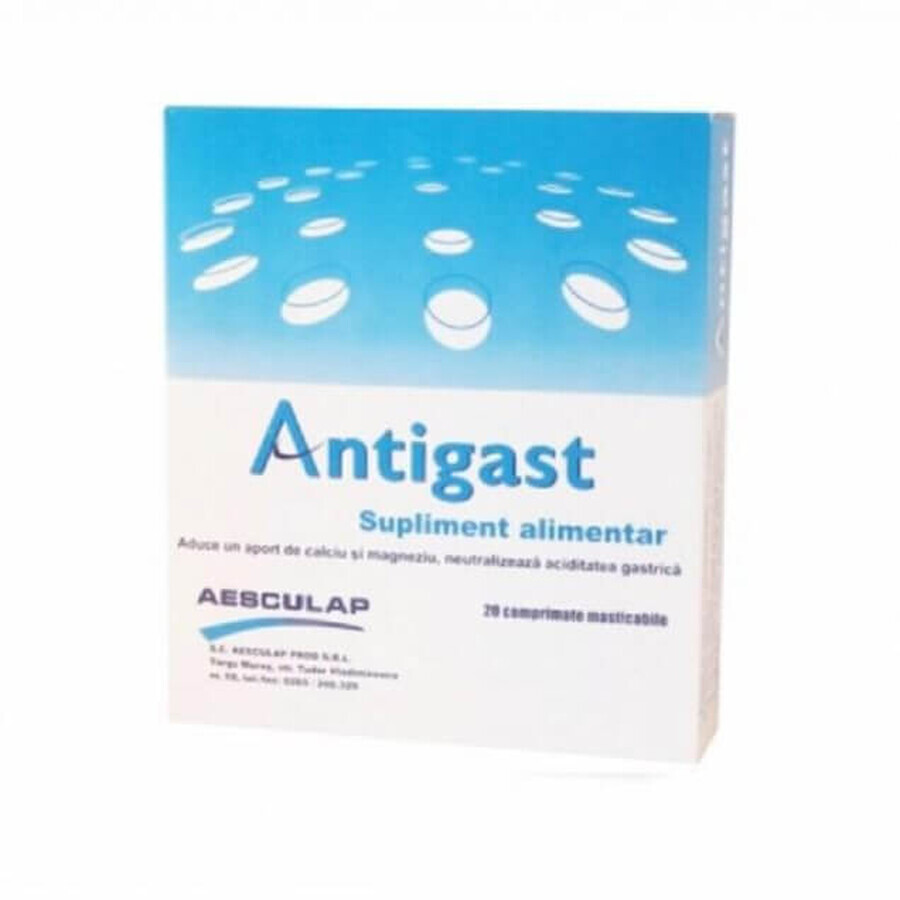 Antigast, 20 comprimés à croquer, Aesculap