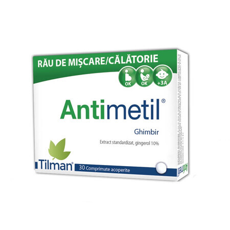 Antiméthyl, 30 comprimés, Tilman