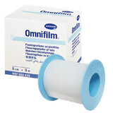 Patch hypoallergénique sur support film poreux transparent Omnifilm (900435), 5cmx5m, Hartmann