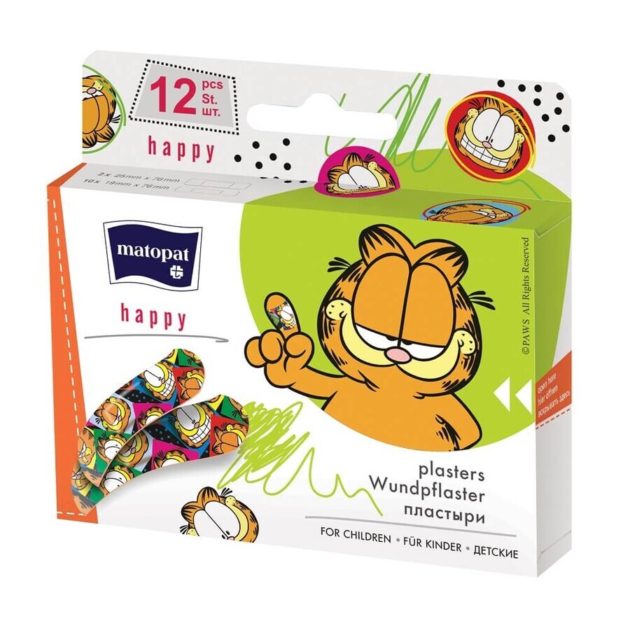 Toppe per bambini Happy, 12 pezzi, Matopat