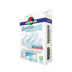 Quadra Med Master-Aid patchs pour peau sensible, 2 tailles, 20 pièces, Pietrasanta Pharma