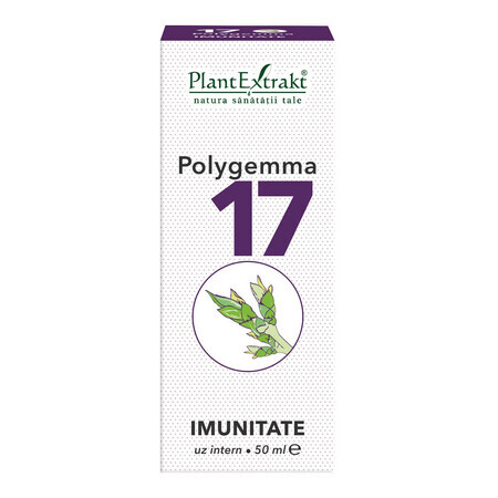 Polygemma 17 Immunité, 50 ml, Extraits de plantes