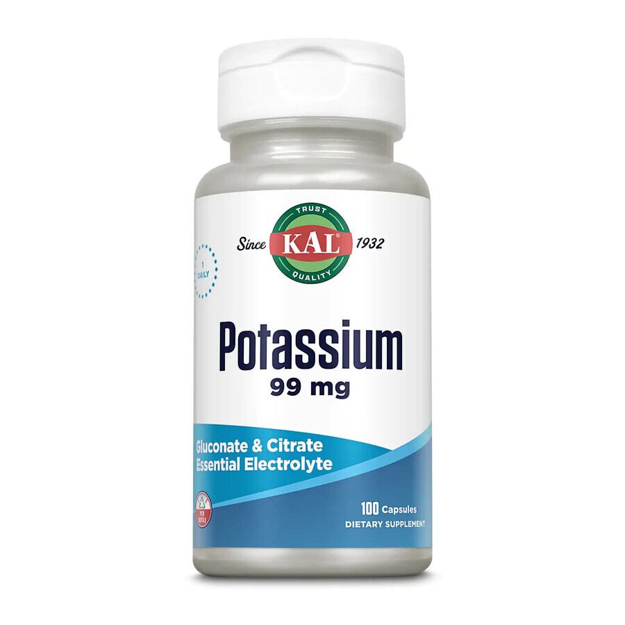 Potassio 99 mg Kal, 100 capsule, Secom
