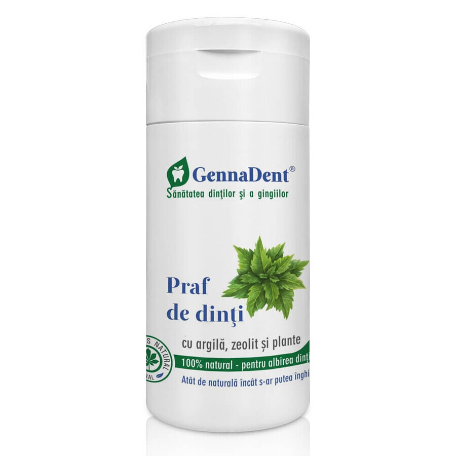 GennaDent poudre dentaire, 75 g, Vivanatura