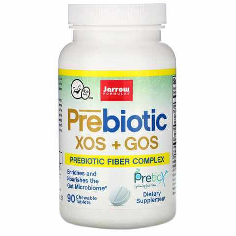 Prebiotici XOS+GOS, Jarrow Formulas, 90 compresse masticabili, Secom