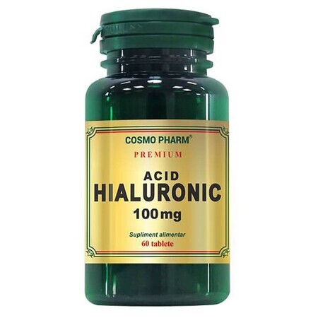 Premium Hyaluronic Acid 100 mg, 60 comprimés, Cosmopharm