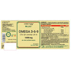 Premium Omega 3-6-9 1000mg olio di semi di lino, 60 capsule, Cosmopharm