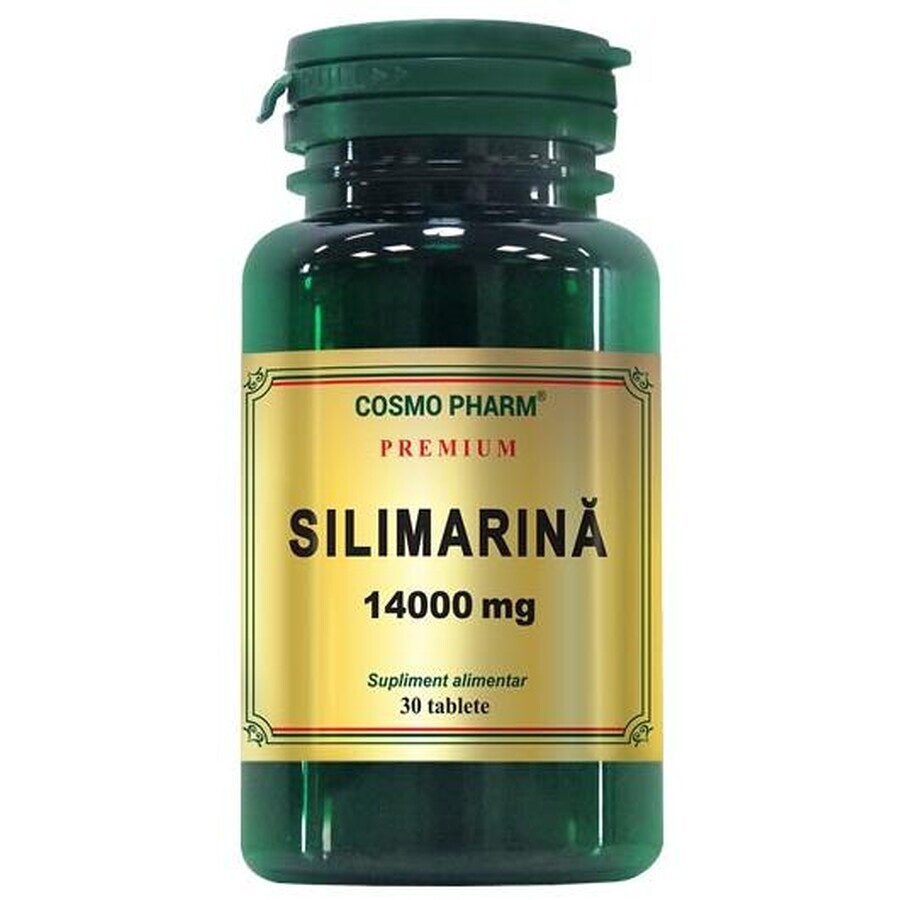 Premium Silymarin, 1400 mg, 30 Tabletten, Cosmopharm