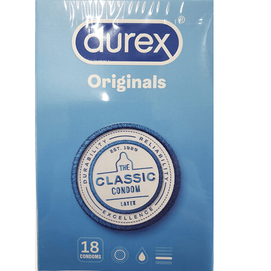 Préservatif Classic, 18 pièces, Durex