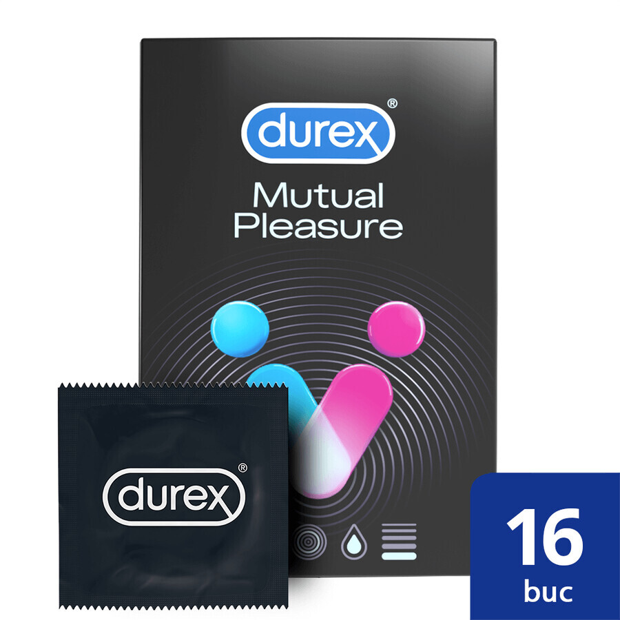 Préservatifs Mutual Pleasure, 16 pièces, Durex