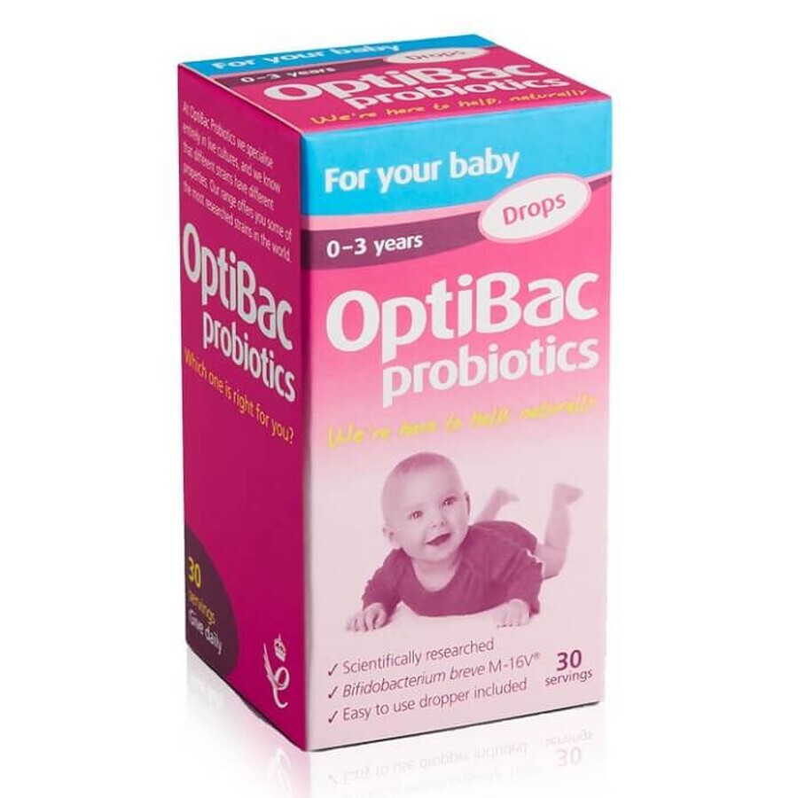 Probiotique pour nourrissons et enfants, 10 ml, OptiBac