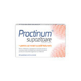 Proctinum suppositoires d'acide hyaluronique pour les hémorroïdes, 10 pièces, Zdrovit