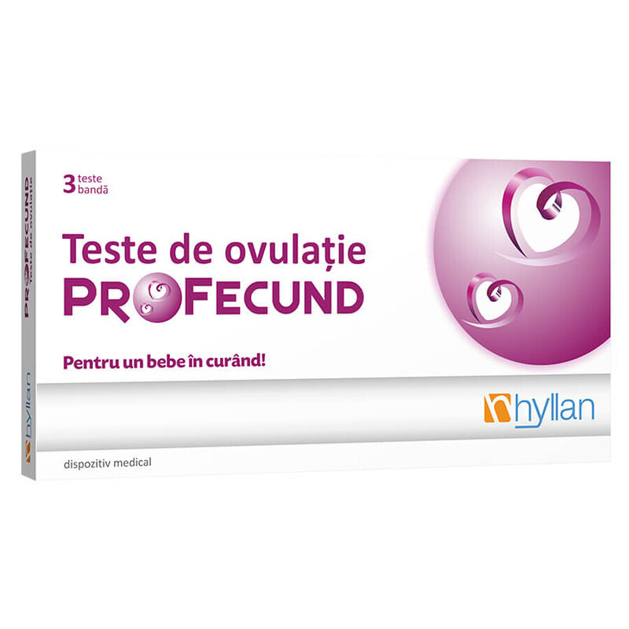 Test di ovulazione Profecund, 3 test, Hyllan