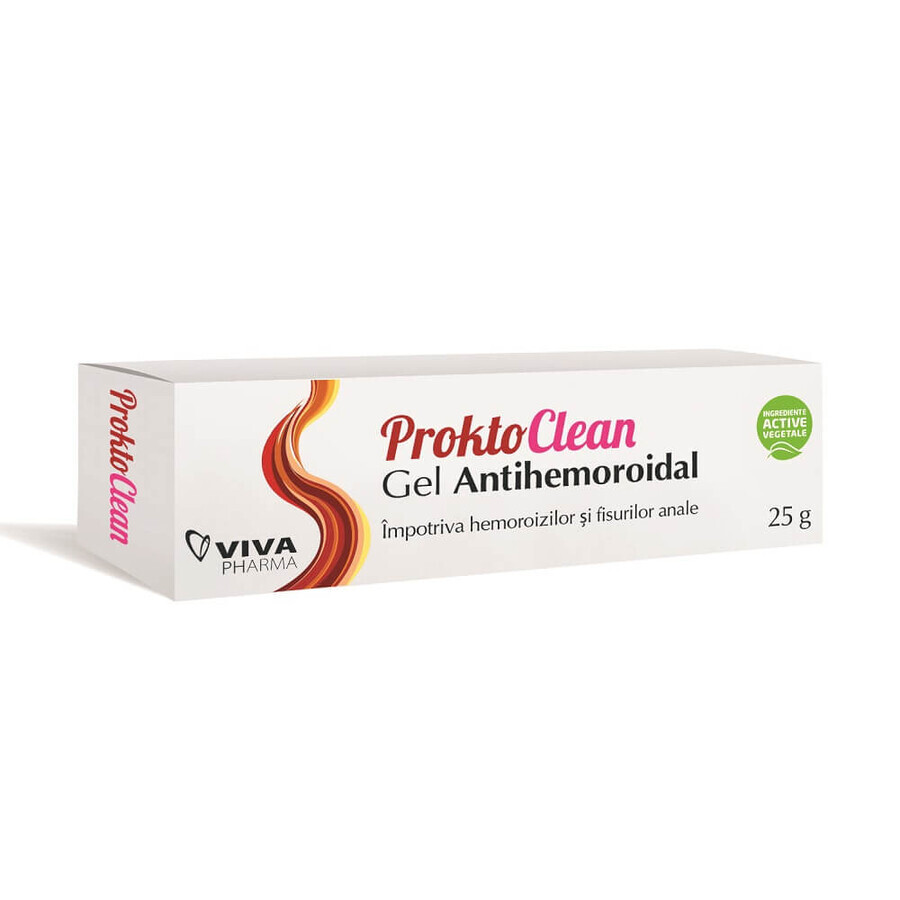 ProktoClean gel antihemoroidal, 25 g, Viva Pharma