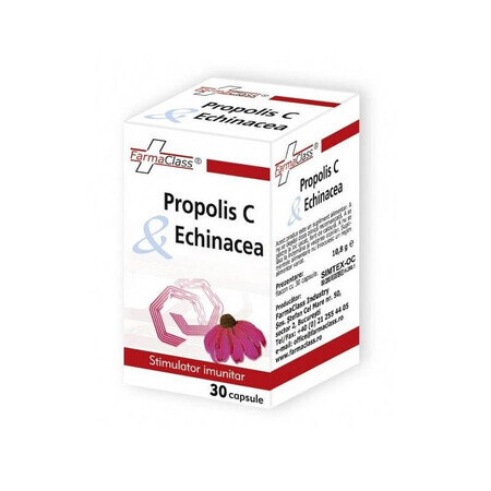 Propolis C mit Echinacea, 30 Kapseln, FarmaClass