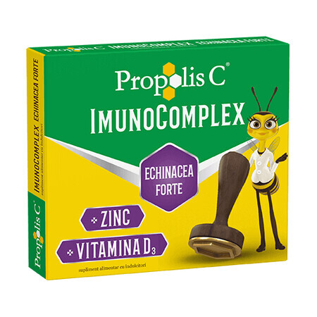 Propolis C Echinacea Forte Immunocomplex, 20 comprimés, Fiterman