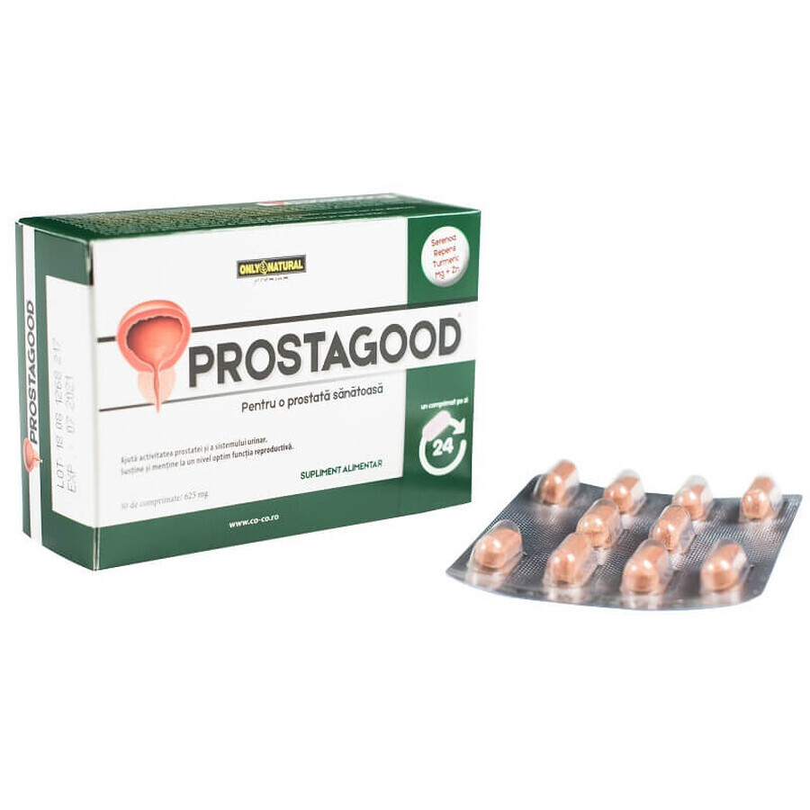 Prostagood, 625 mg, 30 comprimés, Only Natural