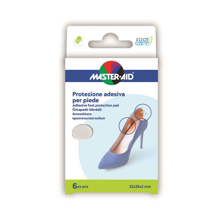 Protège-pieds adhésifs Foot Care, 6 pièces, Pietrasanta Pharma