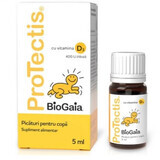 Protectis avec vitamine D3, gouttes pour enfants, 5 ml, BioGaia