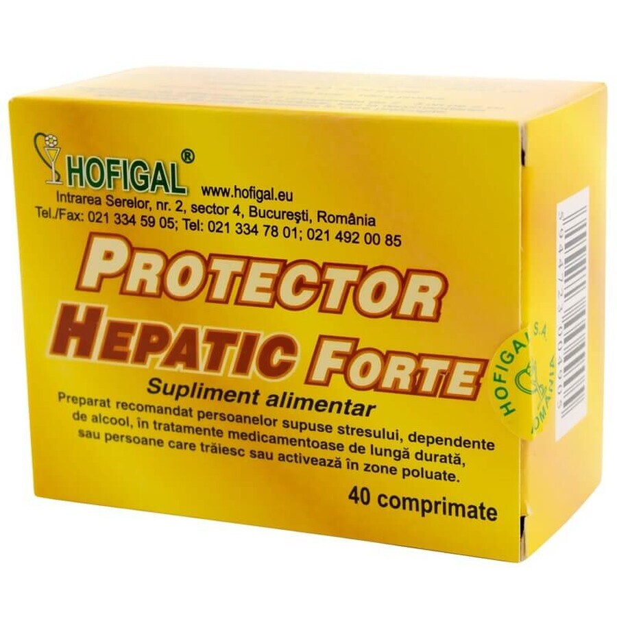 Hepatic Protector Forte, 40 comprimés, Hofigal