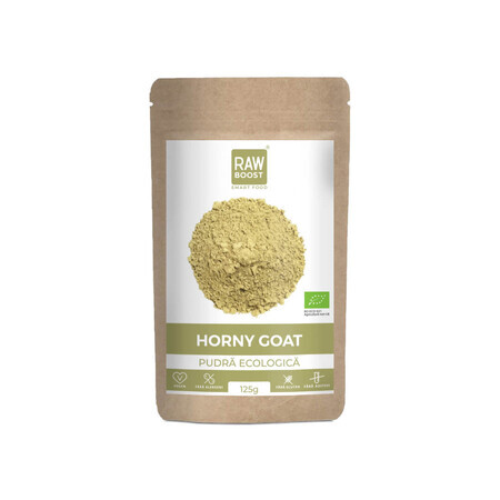 Organic Horny Goat Weed poudre, 125 g, RawBoost