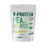 V-Protein Vanilla Vegetable Protein Powder, 240 g, Gold Nutrition