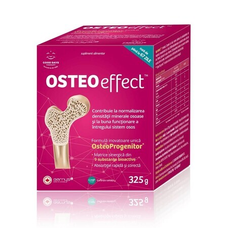 OsteoEffect poudre soluble dans l'eau, 325gr, Good Days Therapy