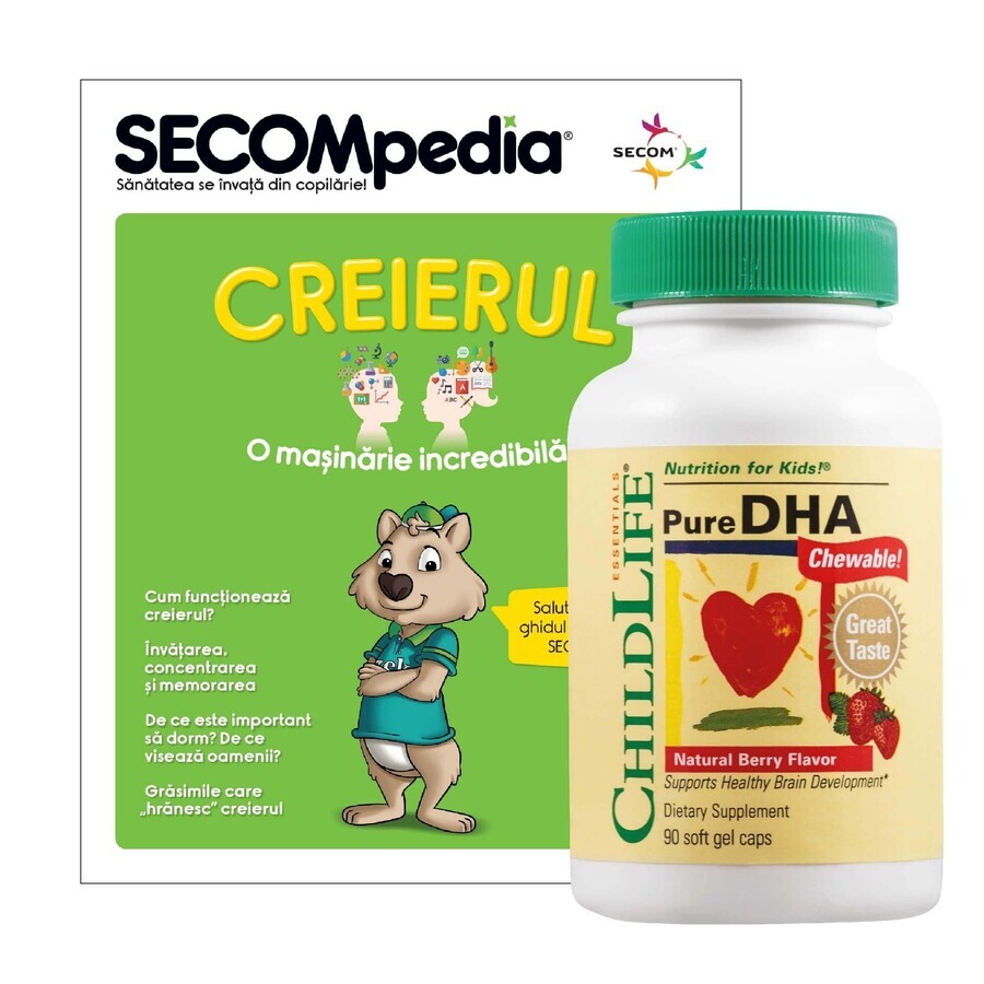 Pure DHA Childlife Essentials, 90 gélules, Secom