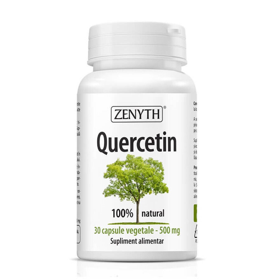 Quercetina 500mg, 30 capsule, Zenyth