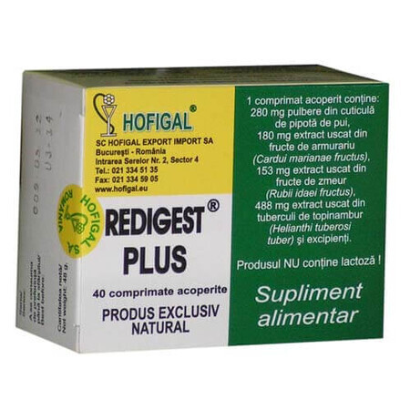 Redigest Plus, 40 compresse, Hofigal