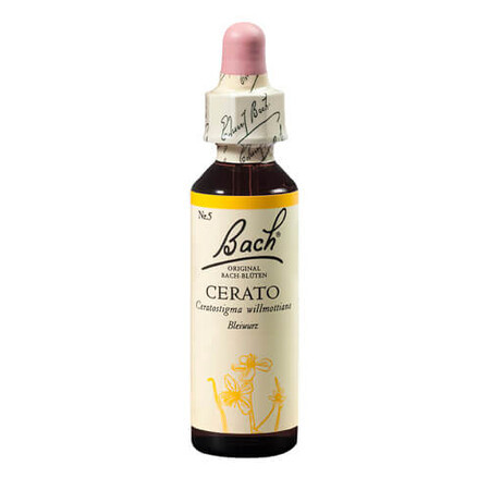 Cerato Original Bach rimedio floreale gocce, 20 ml, Rescue Remedy