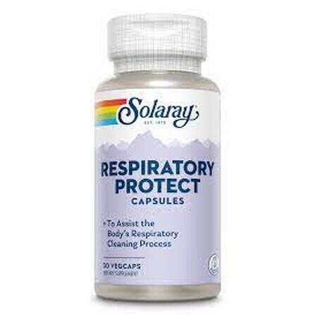 Capsule di protezione respiratoria Solaray, 30 capsule, Secom