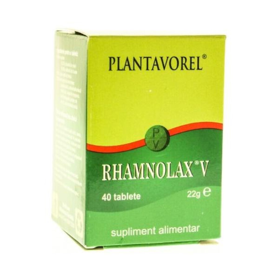 Rhamnolax V, 40 comprimés, Plantavorel