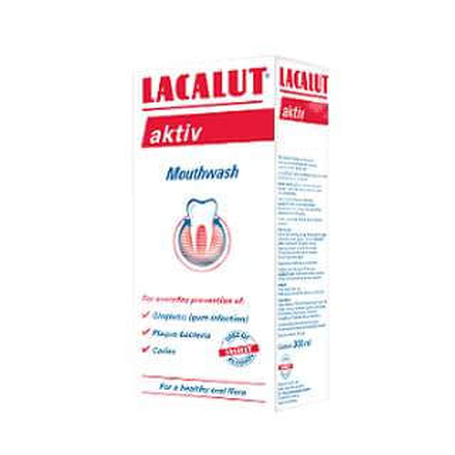 Bain de bouche Lacalut Aktiv, 300 ml, Theiss Naturwaren