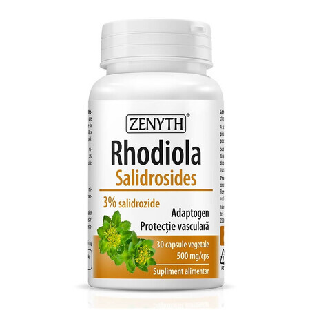 Rhodiola Salidrosides, 30 capsule vegetale, Zenyth