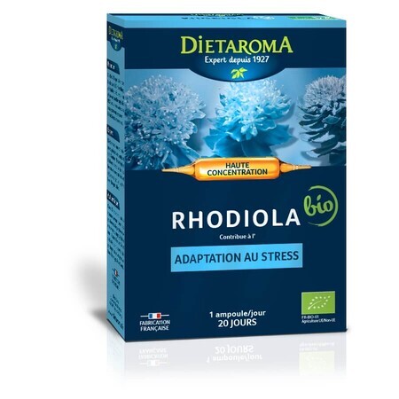 Rhodiola, 20 Fläschchen x 10ml, Laboratoires Dietaroma