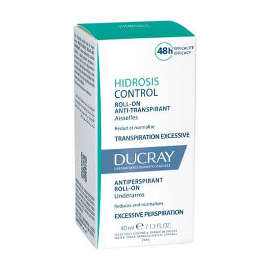 Roll-on anti-transpirant Hydrosis Control, 40 ml, Ducray