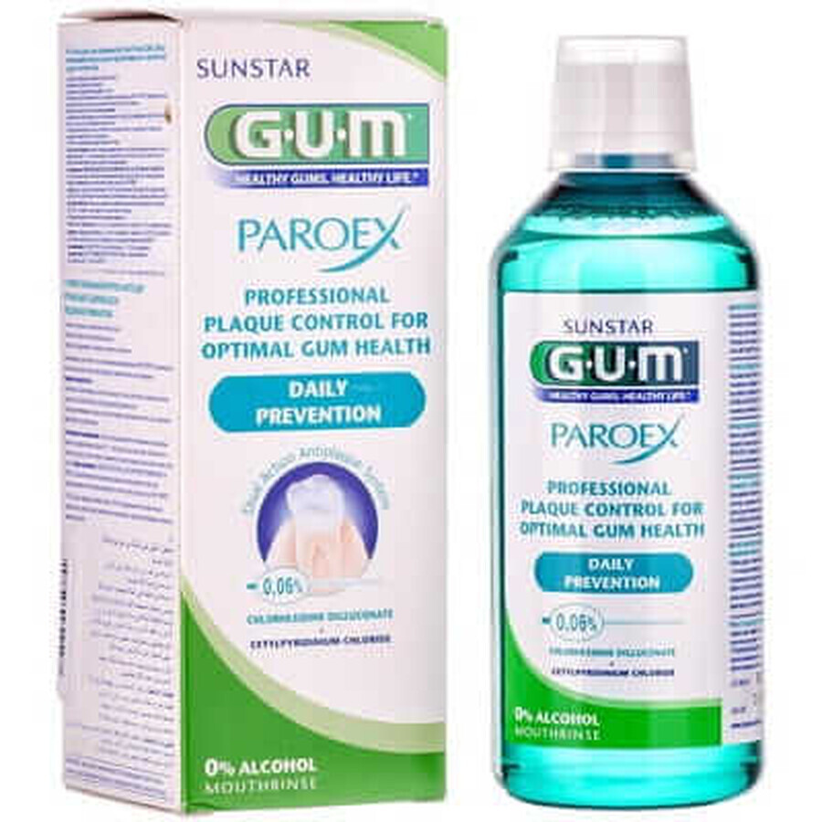 Bain de bouche Paroex, prévention quotidienne, 500 ml, Sunstar Gum Évaluations
