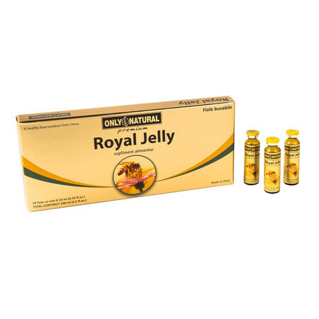 Gelée Royale 300mg, 10 Fläschchen, Only Natural