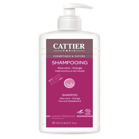Bio-Shampoo ohne Sulfate für die tägliche Anwendung, 500 ml, Cattier